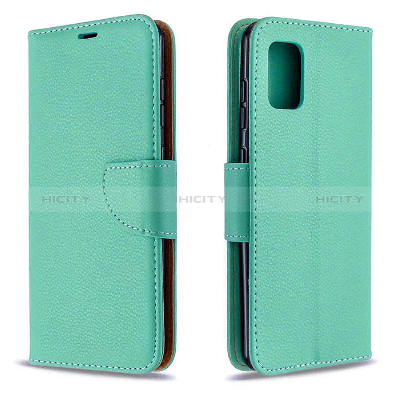 Handytasche Stand Schutzhülle Flip Leder Hülle B06F für Samsung Galaxy A31 groß