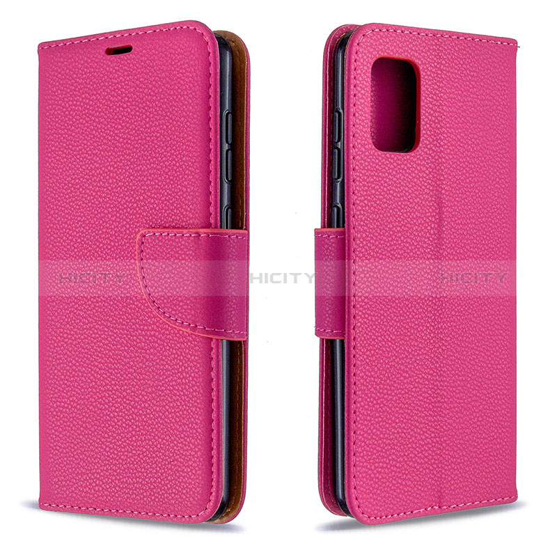 Handytasche Stand Schutzhülle Flip Leder Hülle B06F für Samsung Galaxy A31 groß