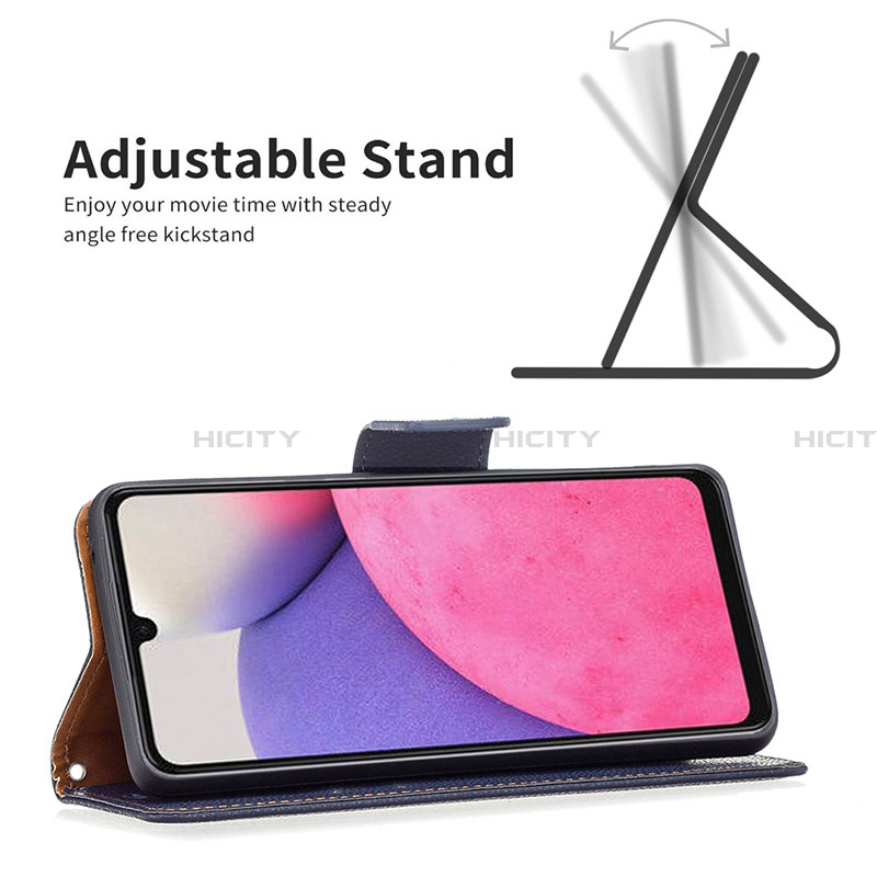 Handytasche Stand Schutzhülle Flip Leder Hülle B06F für Samsung Galaxy A33 5G