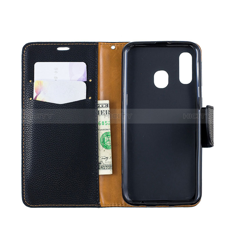 Handytasche Stand Schutzhülle Flip Leder Hülle B06F für Samsung Galaxy A40