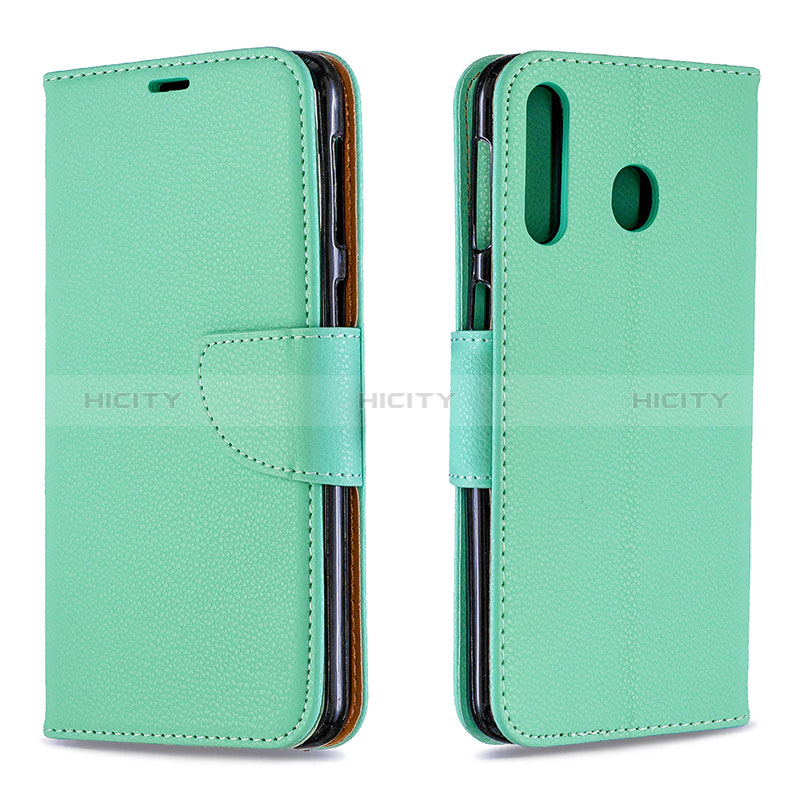 Handytasche Stand Schutzhülle Flip Leder Hülle B06F für Samsung Galaxy A40s Grün Plus