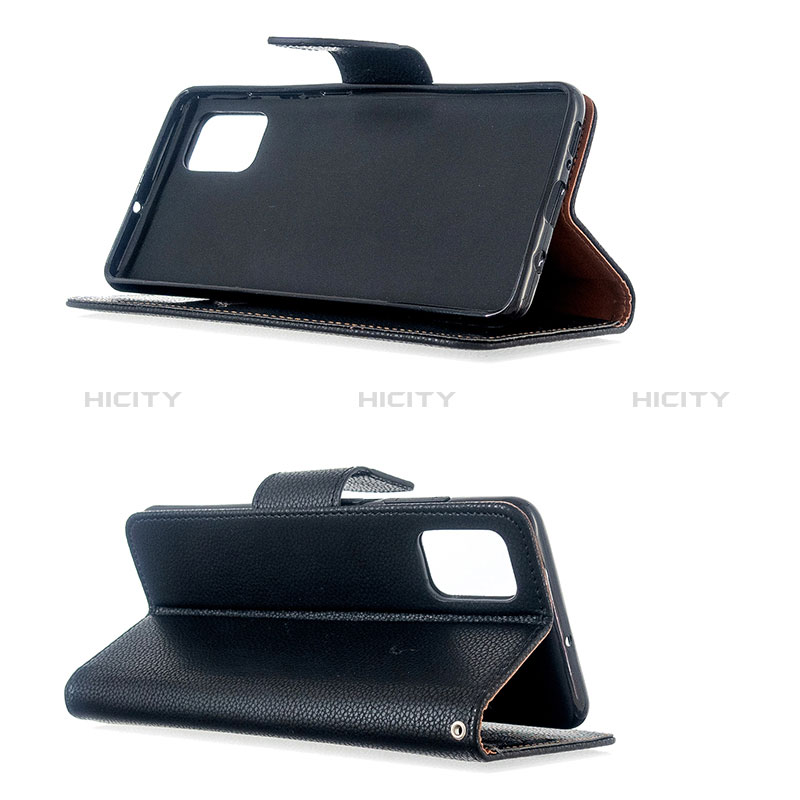 Handytasche Stand Schutzhülle Flip Leder Hülle B06F für Samsung Galaxy A51 4G groß