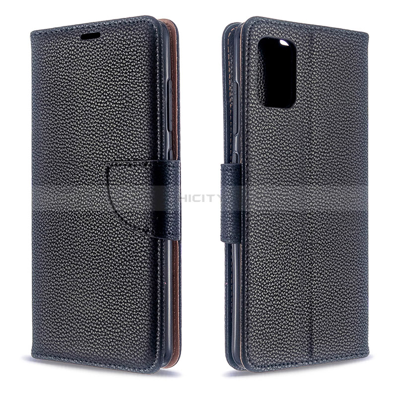 Handytasche Stand Schutzhülle Flip Leder Hülle B06F für Samsung Galaxy A51 4G groß