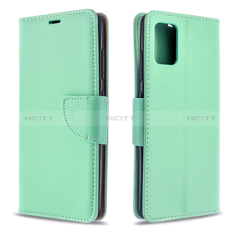 Handytasche Stand Schutzhülle Flip Leder Hülle B06F für Samsung Galaxy A51 4G Grün