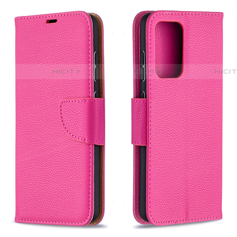 Handytasche Stand Schutzhülle Flip Leder Hülle B06F für Samsung Galaxy A52 5G Pink