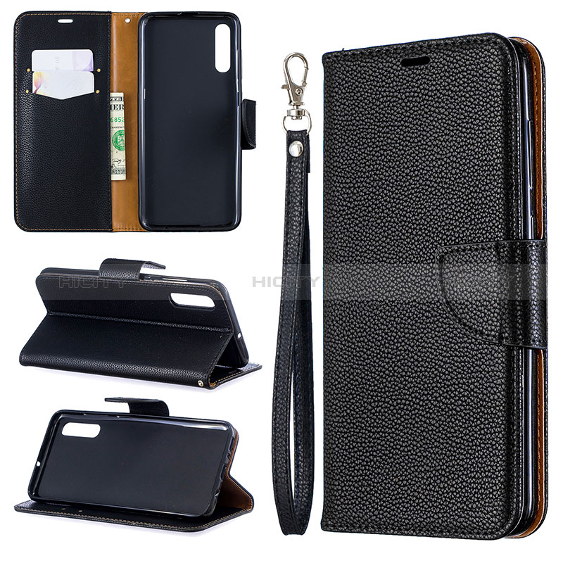 Handytasche Stand Schutzhülle Flip Leder Hülle B06F für Samsung Galaxy A70S groß