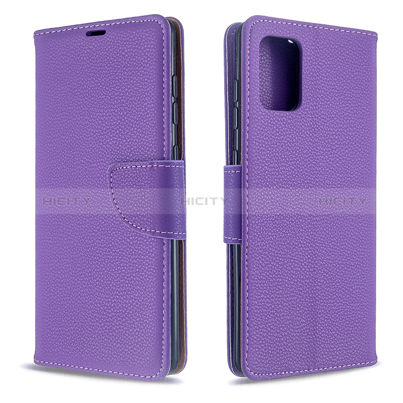 Handytasche Stand Schutzhülle Flip Leder Hülle B06F für Samsung Galaxy A71 4G A715 groß