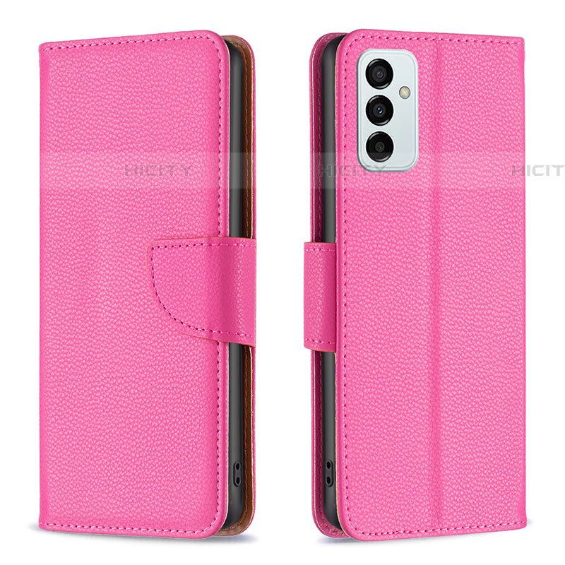 Handytasche Stand Schutzhülle Flip Leder Hülle B06F für Samsung Galaxy F23 5G Pink