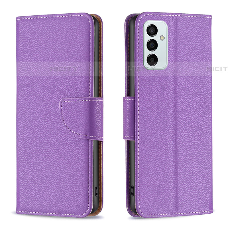 Handytasche Stand Schutzhülle Flip Leder Hülle B06F für Samsung Galaxy F23 5G Violett