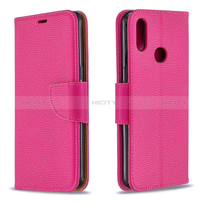 Handytasche Stand Schutzhülle Flip Leder Hülle B06F für Samsung Galaxy M01s Pink Plus