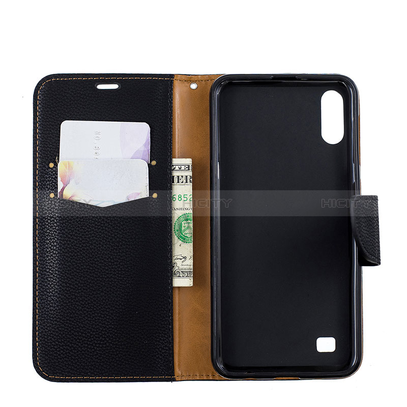 Handytasche Stand Schutzhülle Flip Leder Hülle B06F für Samsung Galaxy M10