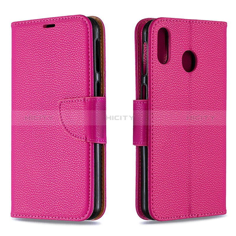 Handytasche Stand Schutzhülle Flip Leder Hülle B06F für Samsung Galaxy M20 groß