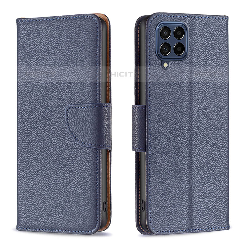 Handytasche Stand Schutzhülle Flip Leder Hülle B06F für Samsung Galaxy M53 5G