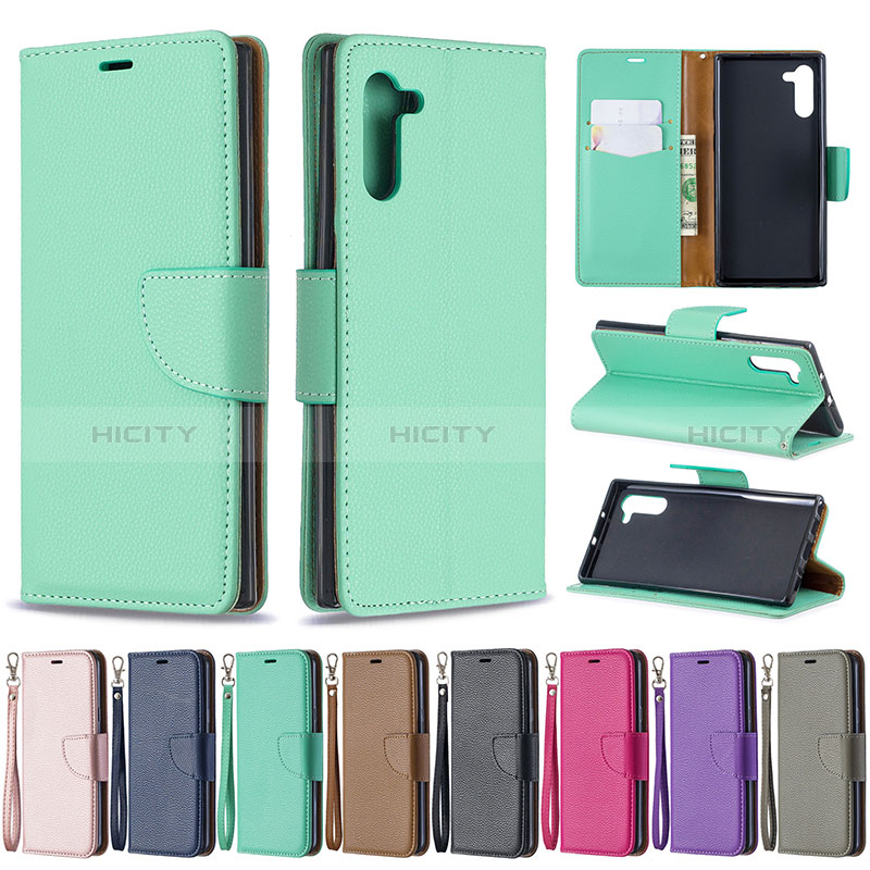 Handytasche Stand Schutzhülle Flip Leder Hülle B06F für Samsung Galaxy Note 10 5G groß