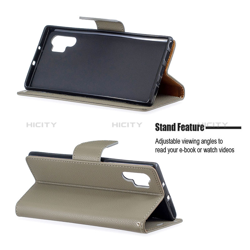 Handytasche Stand Schutzhülle Flip Leder Hülle B06F für Samsung Galaxy Note 10 Plus 5G