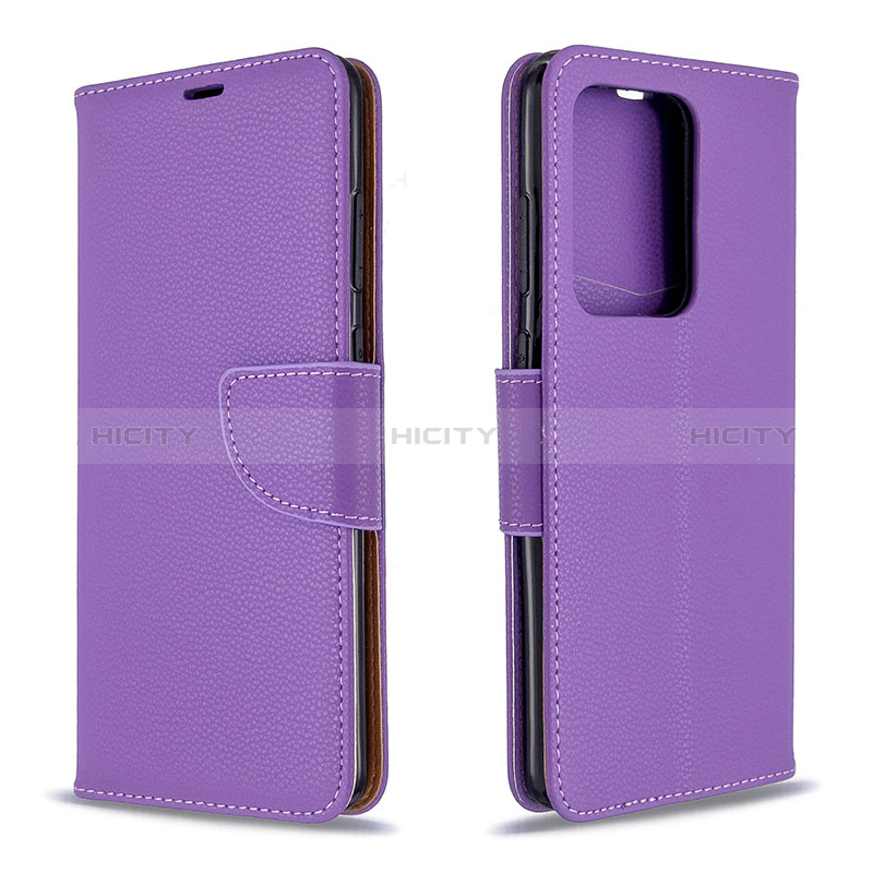 Handytasche Stand Schutzhülle Flip Leder Hülle B06F für Samsung Galaxy S20 Plus groß