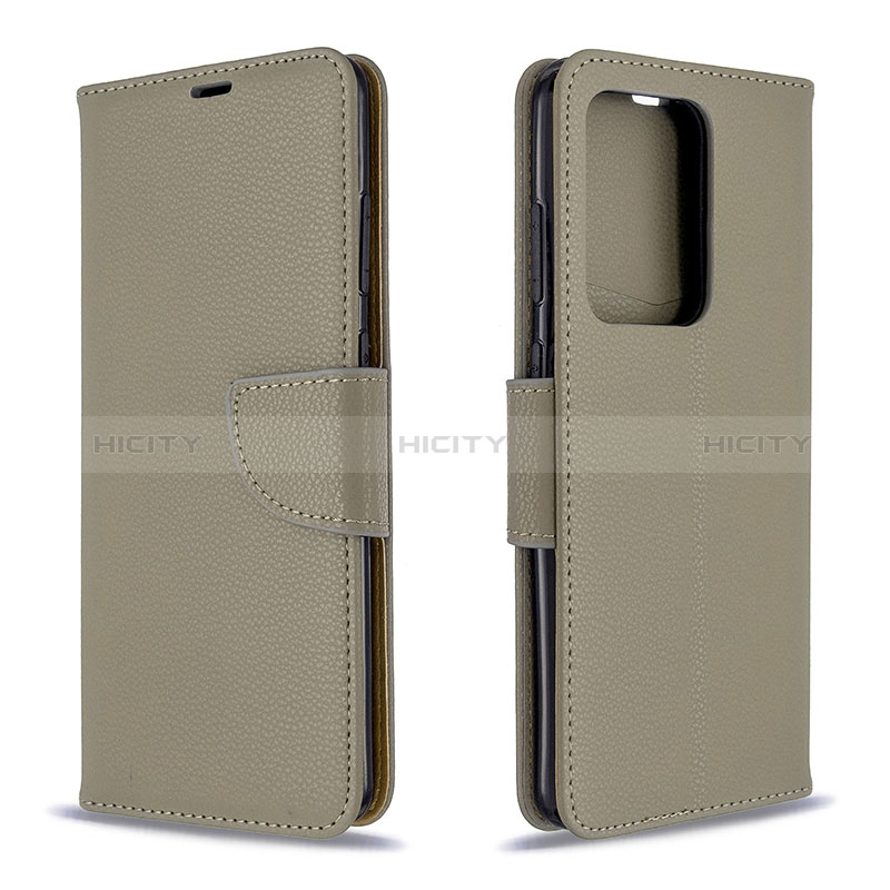 Handytasche Stand Schutzhülle Flip Leder Hülle B06F für Samsung Galaxy S20 Plus groß