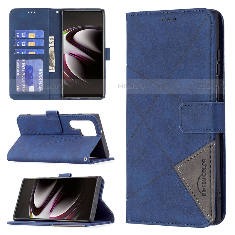 Handytasche Stand Schutzhülle Flip Leder Hülle B06F für Samsung Galaxy S22 Ultra 5G