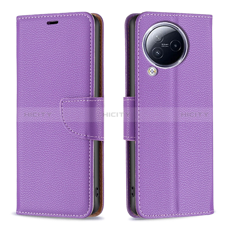 Handytasche Stand Schutzhülle Flip Leder Hülle B06F für Xiaomi Civi 3 5G Violett