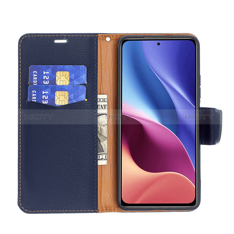 Handytasche Stand Schutzhülle Flip Leder Hülle B06F für Xiaomi Mi 11i 5G groß