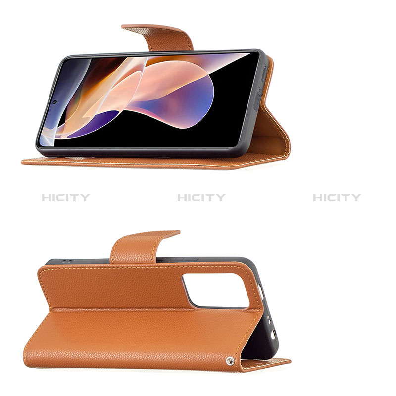 Handytasche Stand Schutzhülle Flip Leder Hülle B06F für Xiaomi Mi 11i 5G (2022) groß