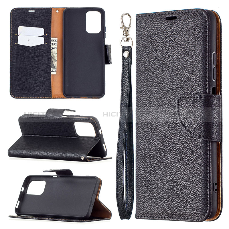 Handytasche Stand Schutzhülle Flip Leder Hülle B06F für Xiaomi Poco M5S groß