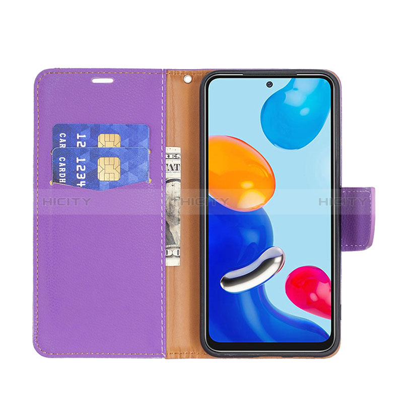 Handytasche Stand Schutzhülle Flip Leder Hülle B06F für Xiaomi Redmi Note 11 4G (2022)