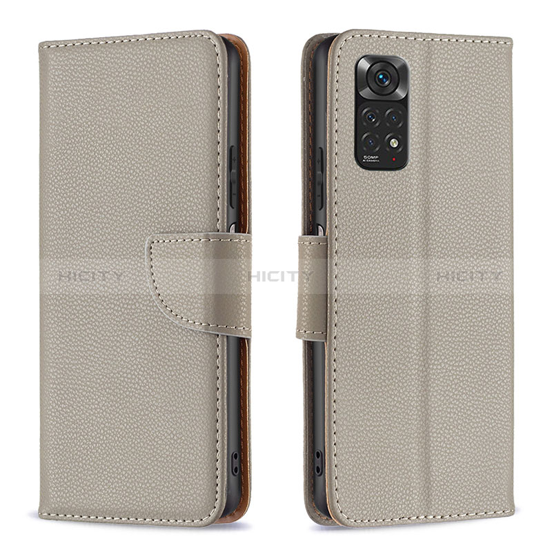 Handytasche Stand Schutzhülle Flip Leder Hülle B06F für Xiaomi Redmi Note 11 4G (2022)