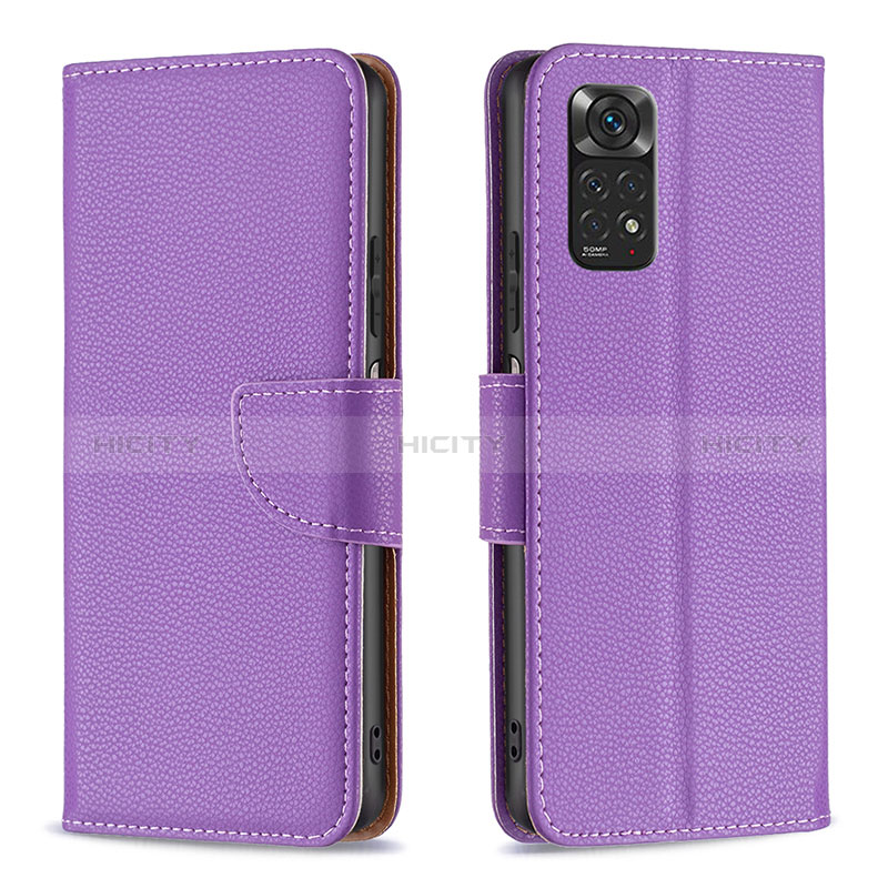 Handytasche Stand Schutzhülle Flip Leder Hülle B06F für Xiaomi Redmi Note 11 4G (2022)