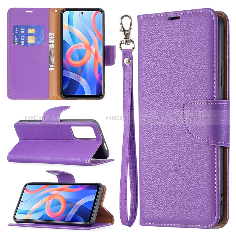 Handytasche Stand Schutzhülle Flip Leder Hülle B06F für Xiaomi Redmi Note 11 5G groß