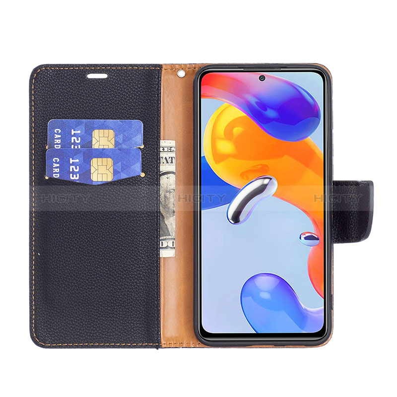 Handytasche Stand Schutzhülle Flip Leder Hülle B06F für Xiaomi Redmi Note 11 Pro 4G