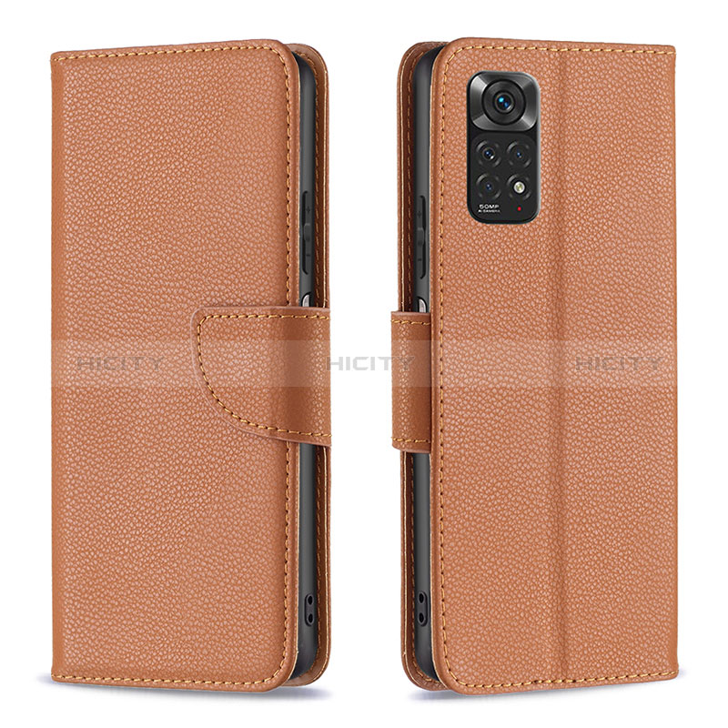 Handytasche Stand Schutzhülle Flip Leder Hülle B06F für Xiaomi Redmi Note 11S 4G groß