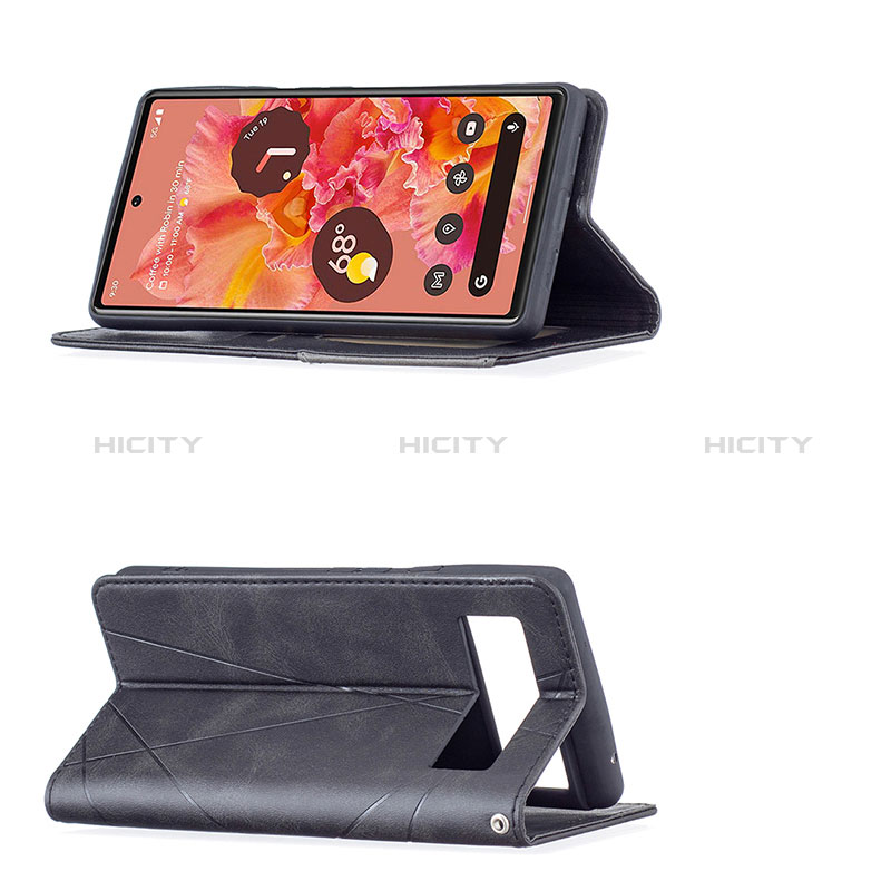 Handytasche Stand Schutzhülle Flip Leder Hülle B07F für Google Pixel 6 5G