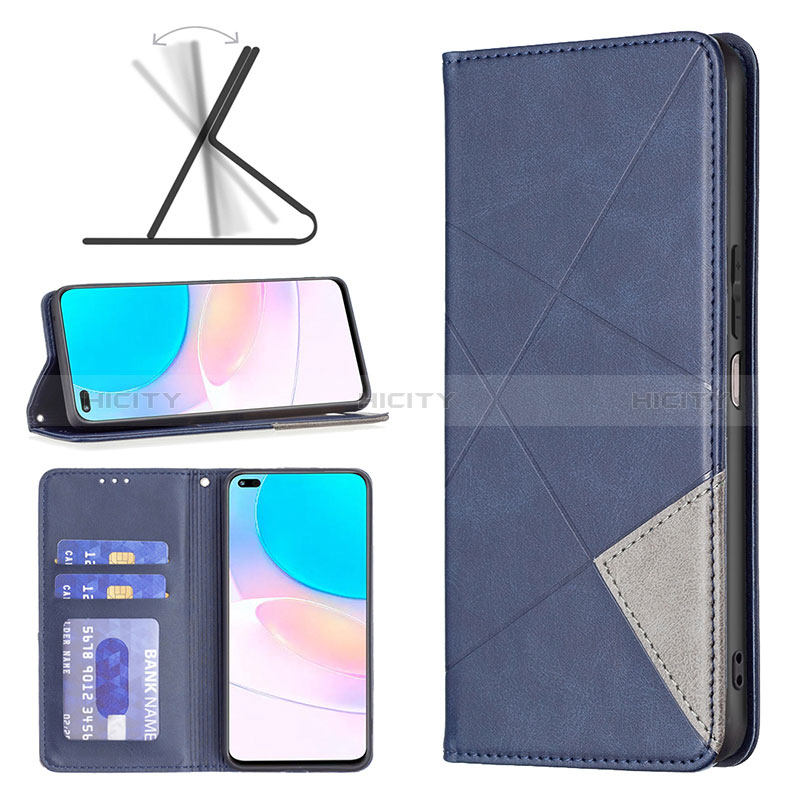 Handytasche Stand Schutzhülle Flip Leder Hülle B07F für Huawei Honor 50 Lite