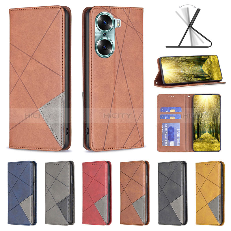 Handytasche Stand Schutzhülle Flip Leder Hülle B07F für Huawei Honor 60 5G