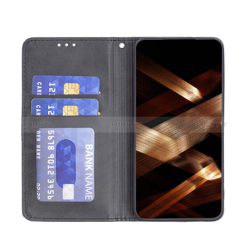 Handytasche Stand Schutzhülle Flip Leder Hülle B07F für Motorola Moto E13