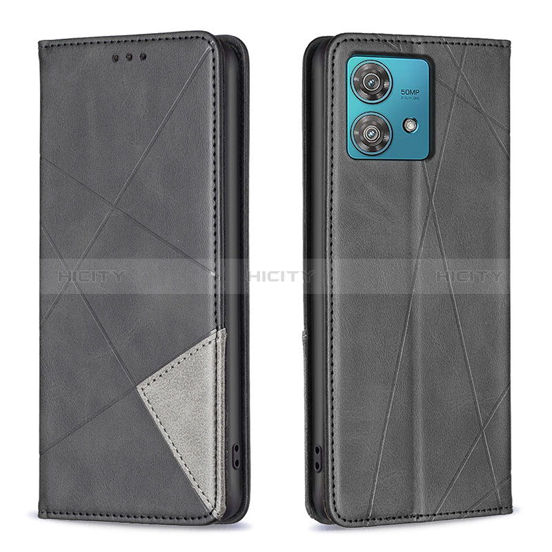 Handytasche Stand Schutzhülle Flip Leder Hülle B07F für Motorola Moto Edge 40 Neo 5G groß