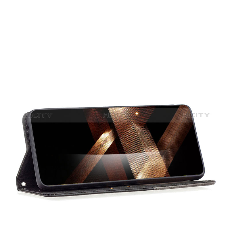 Handytasche Stand Schutzhülle Flip Leder Hülle B07F für Motorola Moto Edge 40 Neo 5G groß