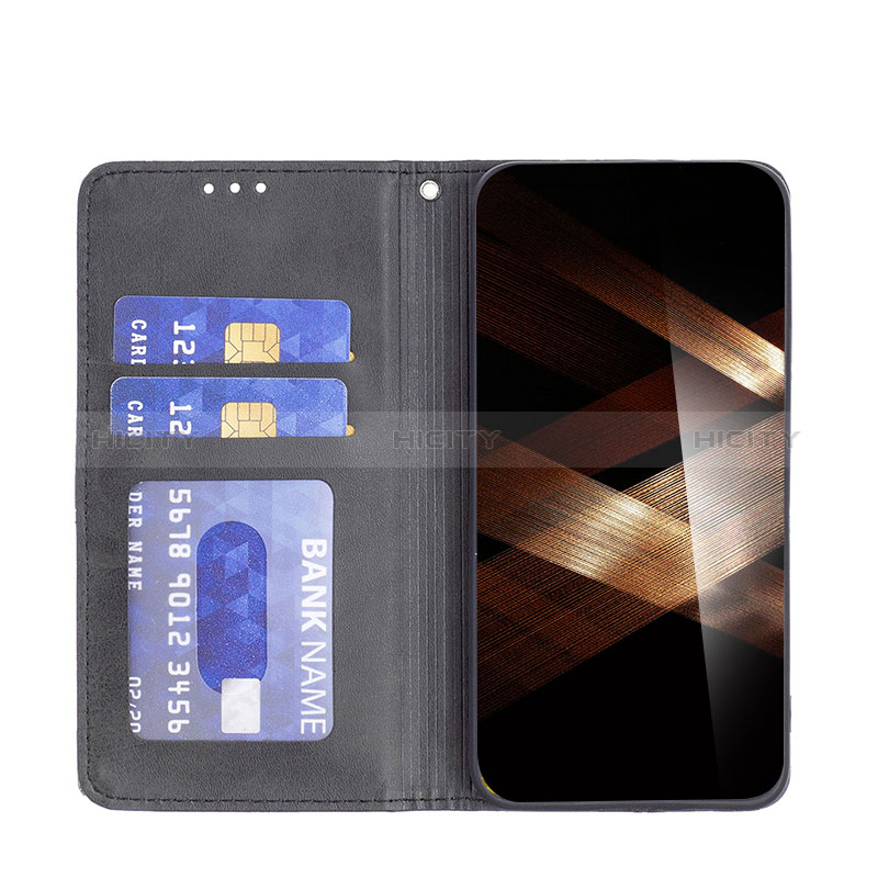 Handytasche Stand Schutzhülle Flip Leder Hülle B07F für Motorola Moto Edge 40 Neo 5G groß