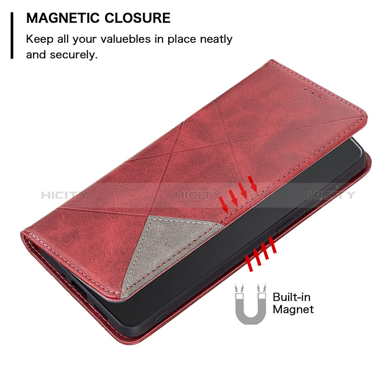 Handytasche Stand Schutzhülle Flip Leder Hülle B07F für OnePlus Nord CE 2 5G groß