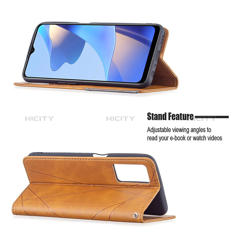 Handytasche Stand Schutzhülle Flip Leder Hülle B07F für Oppo A16