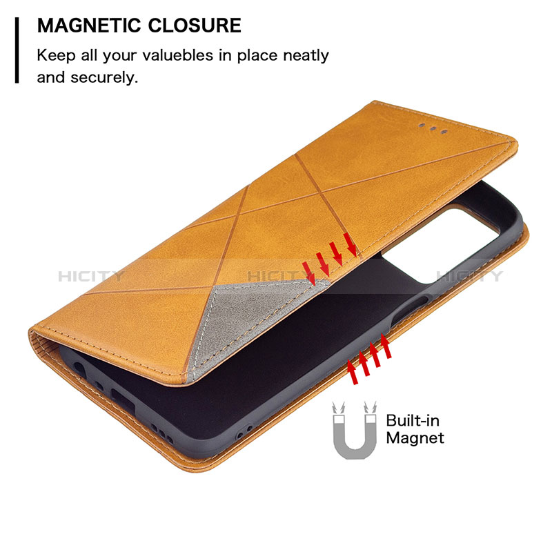 Handytasche Stand Schutzhülle Flip Leder Hülle B07F für Oppo A16