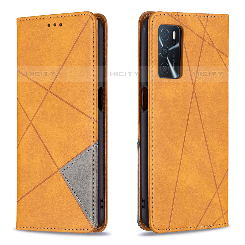 Handytasche Stand Schutzhülle Flip Leder Hülle B07F für Oppo A54s groß