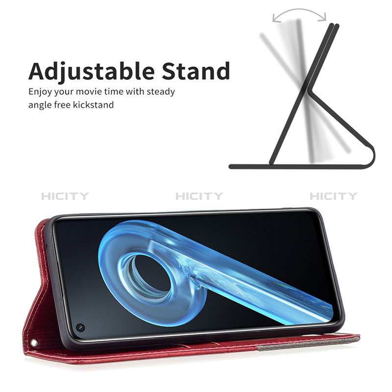 Handytasche Stand Schutzhülle Flip Leder Hülle B07F für Oppo A96 4G