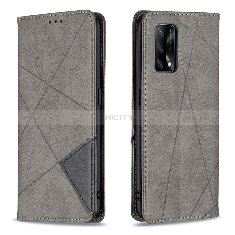 Handytasche Stand Schutzhülle Flip Leder Hülle B07F für Oppo F19 groß