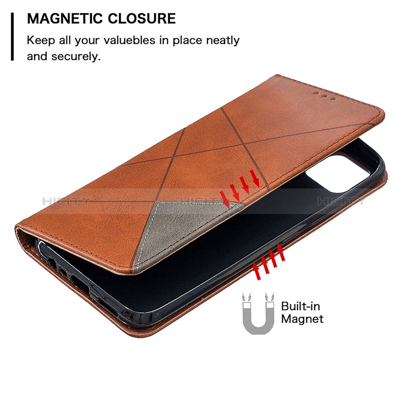 Handytasche Stand Schutzhülle Flip Leder Hülle B07F für Realme C11 (2021) groß