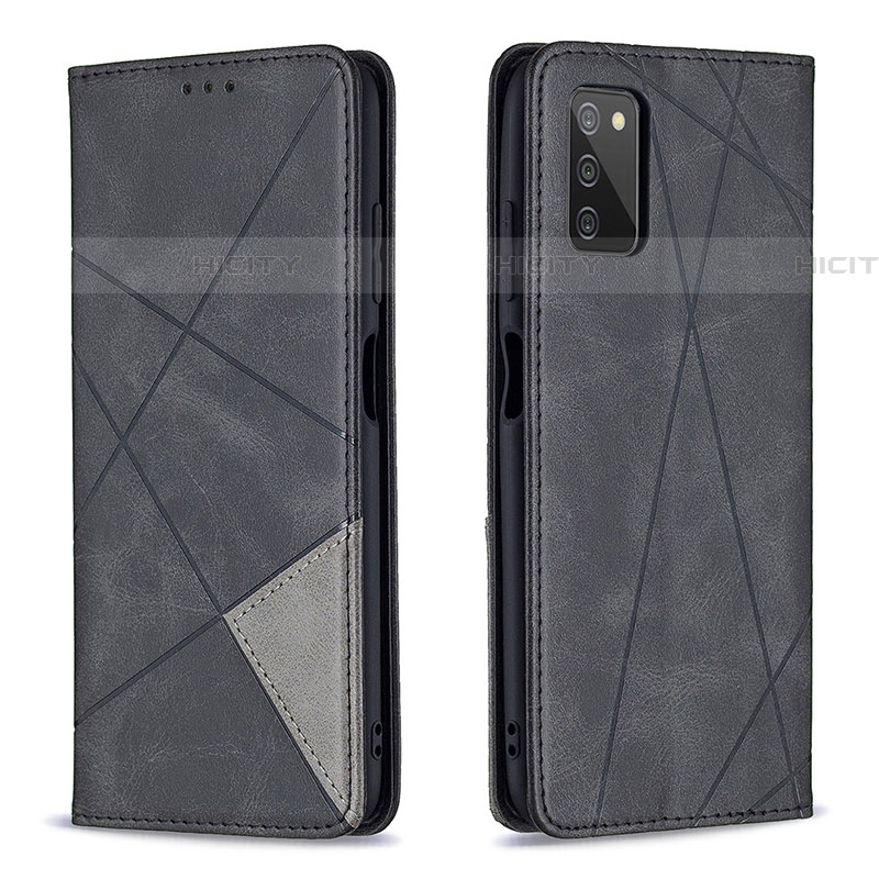 Handytasche Stand Schutzhülle Flip Leder Hülle B07F für Samsung Galaxy A03s groß