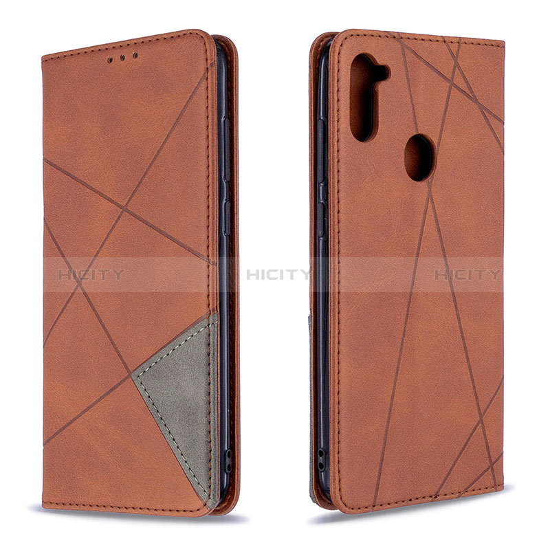 Handytasche Stand Schutzhülle Flip Leder Hülle B07F für Samsung Galaxy A11 groß