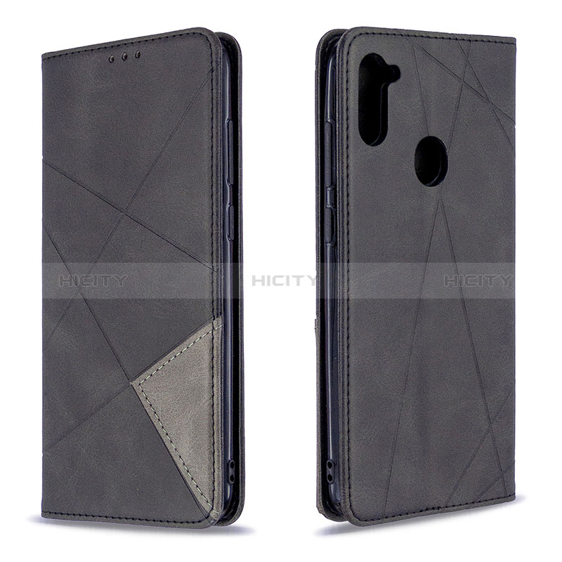 Handytasche Stand Schutzhülle Flip Leder Hülle B07F für Samsung Galaxy A11 groß