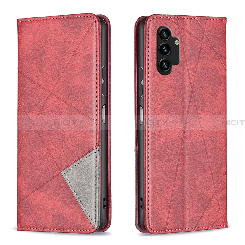 Handytasche Stand Schutzhülle Flip Leder Hülle B07F für Samsung Galaxy A13 4G groß